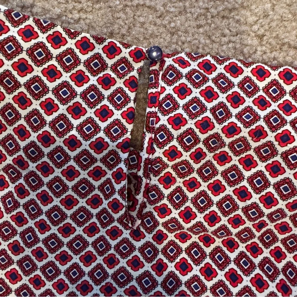 Dalia long sleeve patterned top